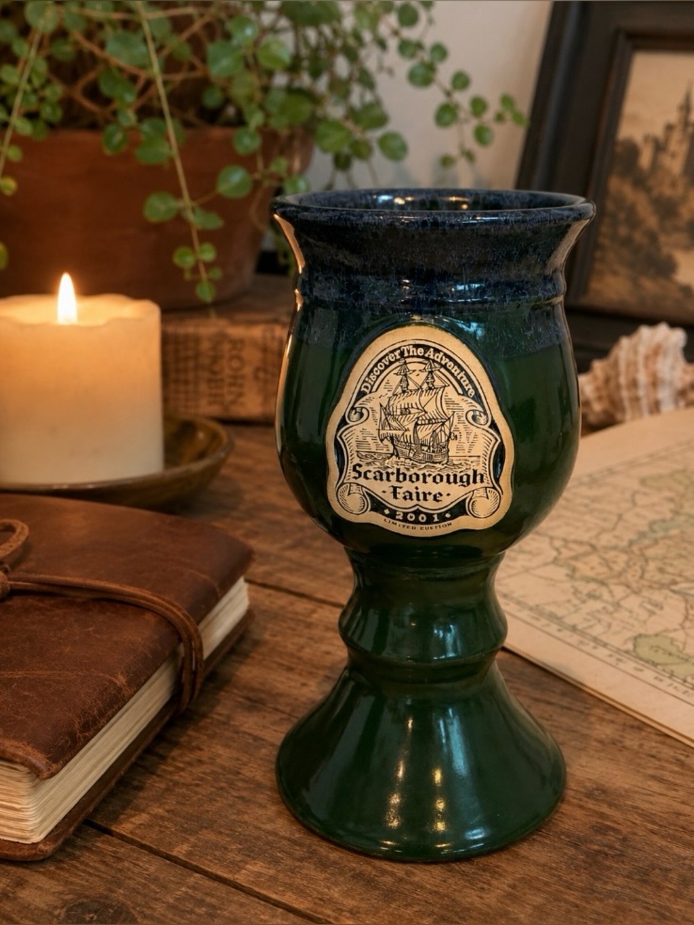 Scarborough Faire 2001 Limited Edition “Discover The Adventure” Ceramic Goblet